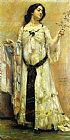 Lovis Corinth Portrait of Charlotte Berend in a White Dress painting